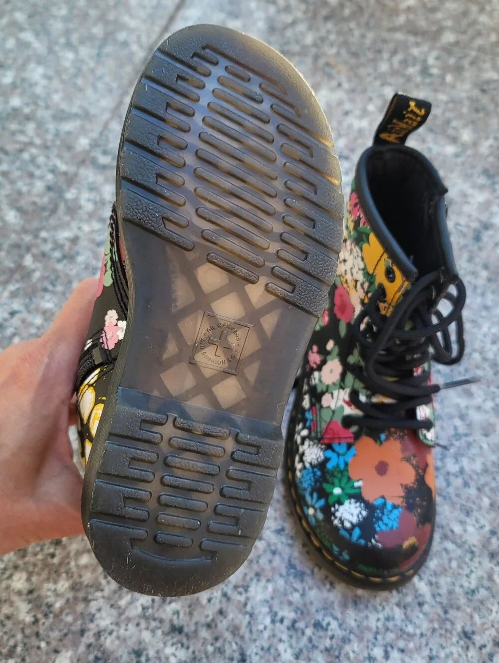 Dr. Martens floral boots